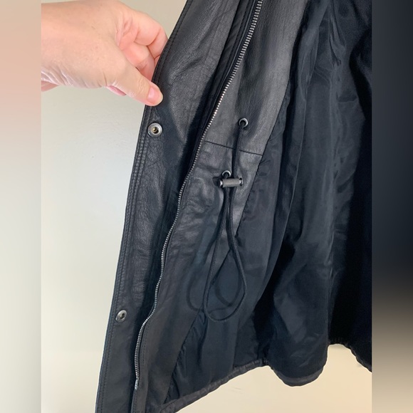 Belstaff ladies black leather jacket. Size 44 - Picture 5 of 16